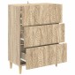 vidaXL Ντουλάπι με Συρτάρια Sonoma Δρυς 66 x 34,5 x 90 εκ