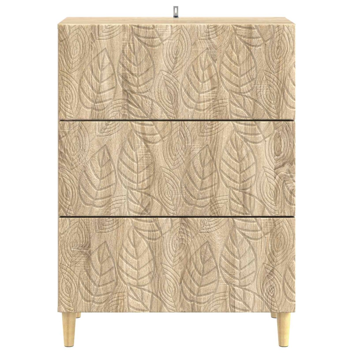 vidaXL Ντουλάπι με Συρτάρια Sonoma Δρυς 66 x 34,5 x 90 εκ