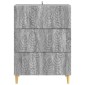 vidaXL Ντουλάπι με Συρτάρια Γκρι Sonoma 66 x 34,5 x 90 εκ