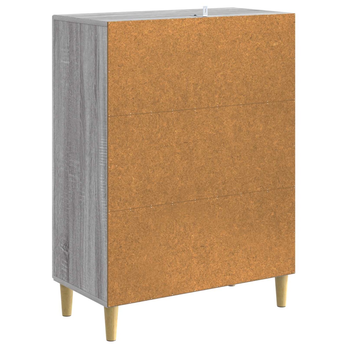 vidaXL Ντουλάπι με Συρτάρια Γκρι Sonoma 66 x 34,5 x 90 εκ