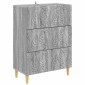 vidaXL Ντουλάπι με Συρτάρια Γκρι Sonoma 66 x 34,5 x 90 εκ