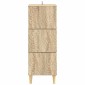 vidaXL Ντουλάπι με Συρτάρια Sonoma Δρυς 33 x 34,5 x 90 εκ