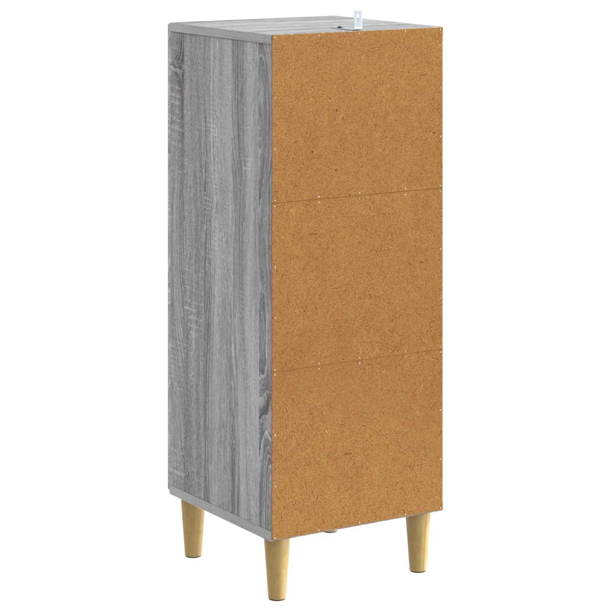 vidaXL Ντουλάπι με Συρτάρια Γκρι Sonoma 33 x 34,5 x 90 εκ