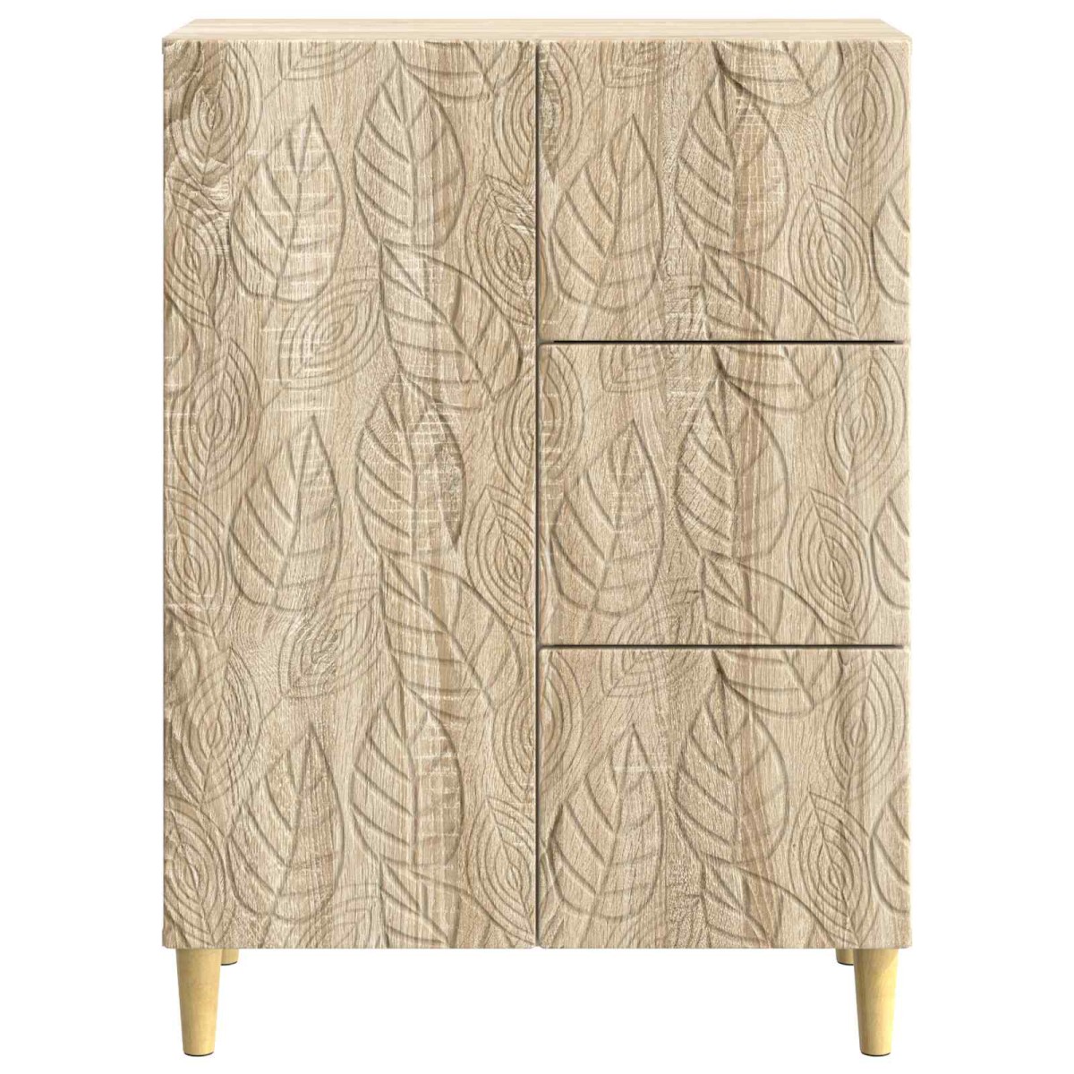 vidaXL Πλαϊνό γραφείο Sonoma Δρυς 66 x 34,5 x 90 εκ Επεξεργασμένο Ξύλο