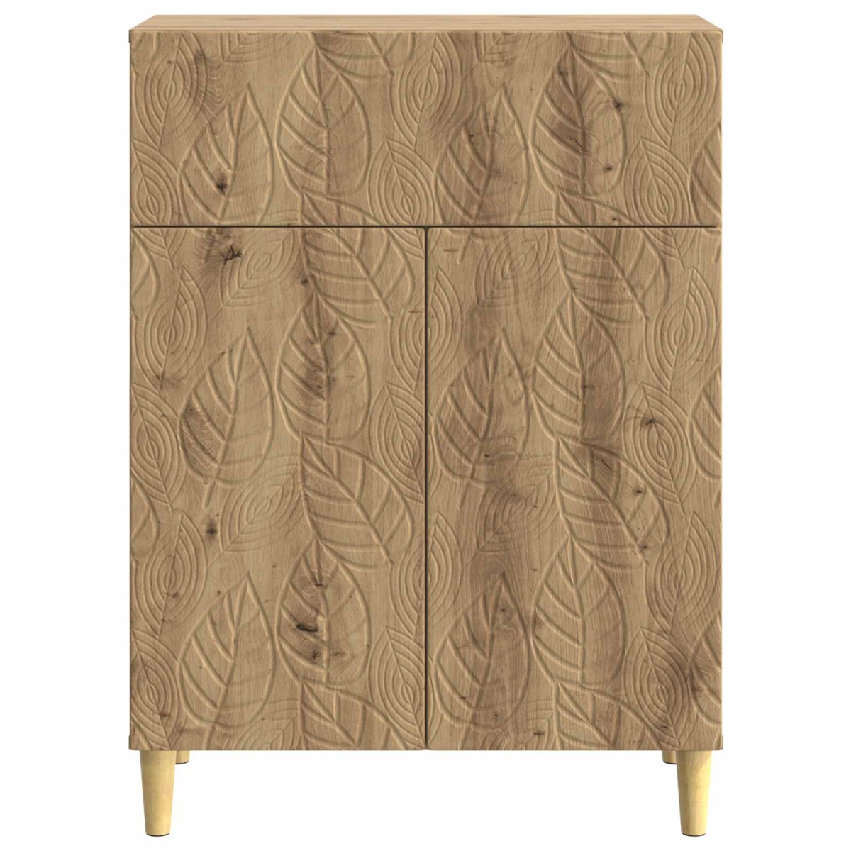 vidaXL Πλαϊνό γραφείο Artisan Δρυς 66 x 34,5 x 90 εκ