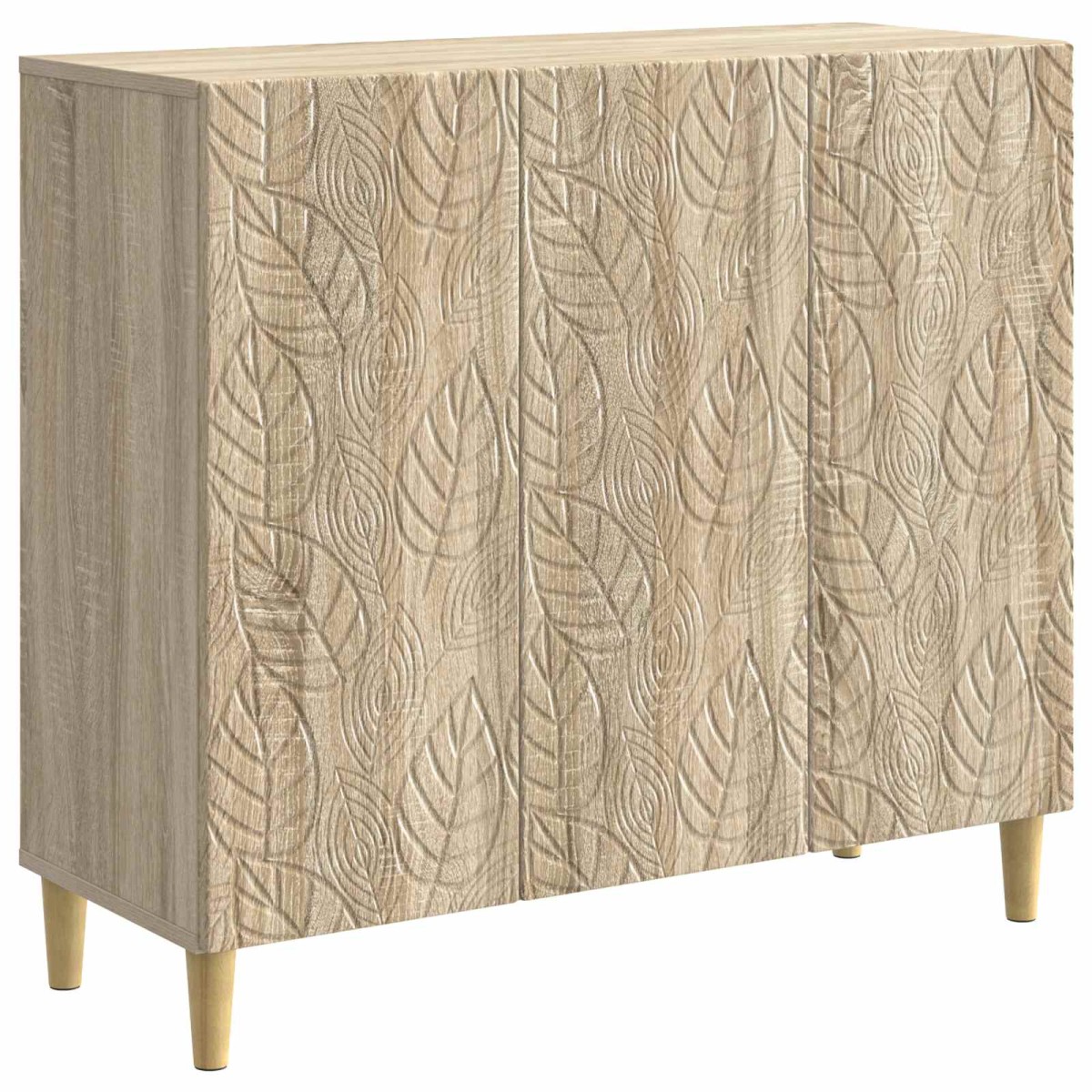 vidaXL Πλαϊνό γραφείο Sonoma Δρυς 89 x 34,5 x 80 εκ Επεξεργασμένο Ξύλο
