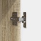 vidaXL Πλαϊνό γραφείο Sonoma Δρυς 89 x 34,5 x 80 εκ Επεξεργασμένο Ξύλο