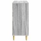 vidaXL Πλαϊνό γραφείο Γκρι Sonoma 89 x 34,5 x 80 εκ Επεξεργασμένο Ξύλο