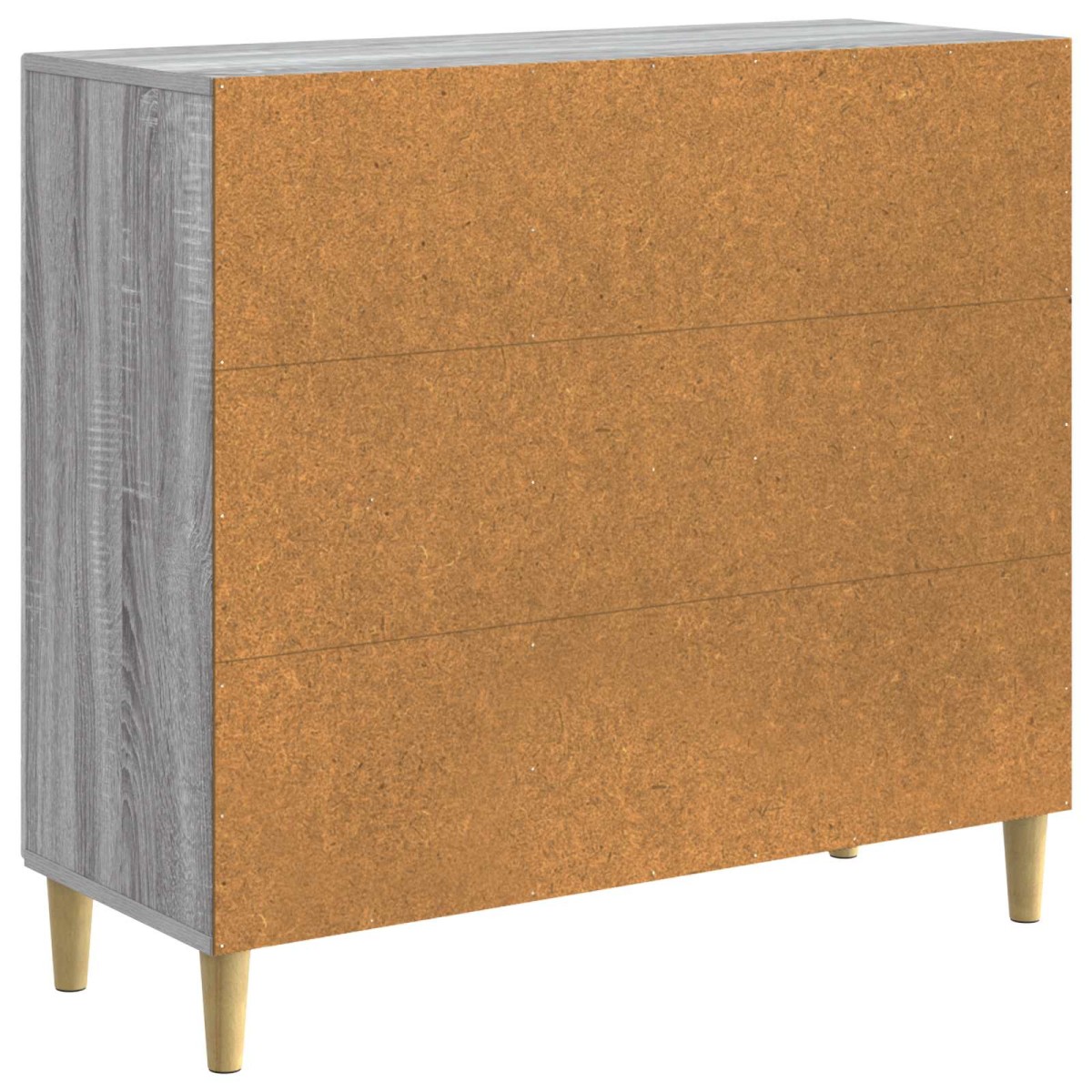 vidaXL Πλαϊνό γραφείο Γκρι Sonoma 89 x 34,5 x 80 εκ Επεξεργασμένο Ξύλο