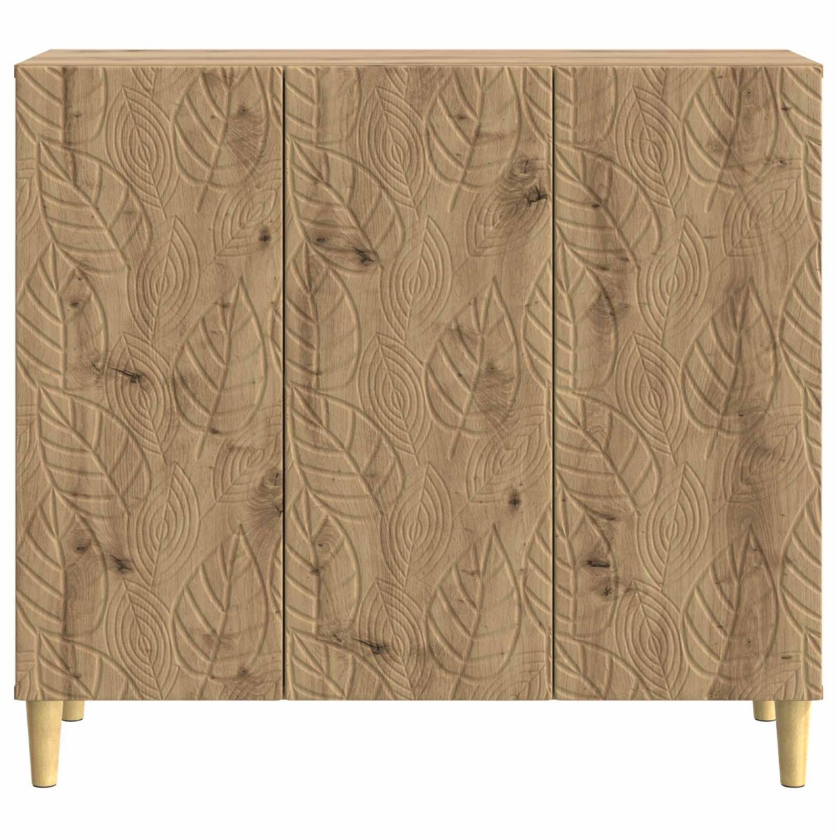 vidaXL Πλαϊνό γραφείο Artisan Δρυς 89 x 34,5 x 80 εκ