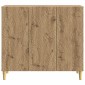 vidaXL Πλαϊνό γραφείο Artisan Δρυς 89 x 34,5 x 80 εκ