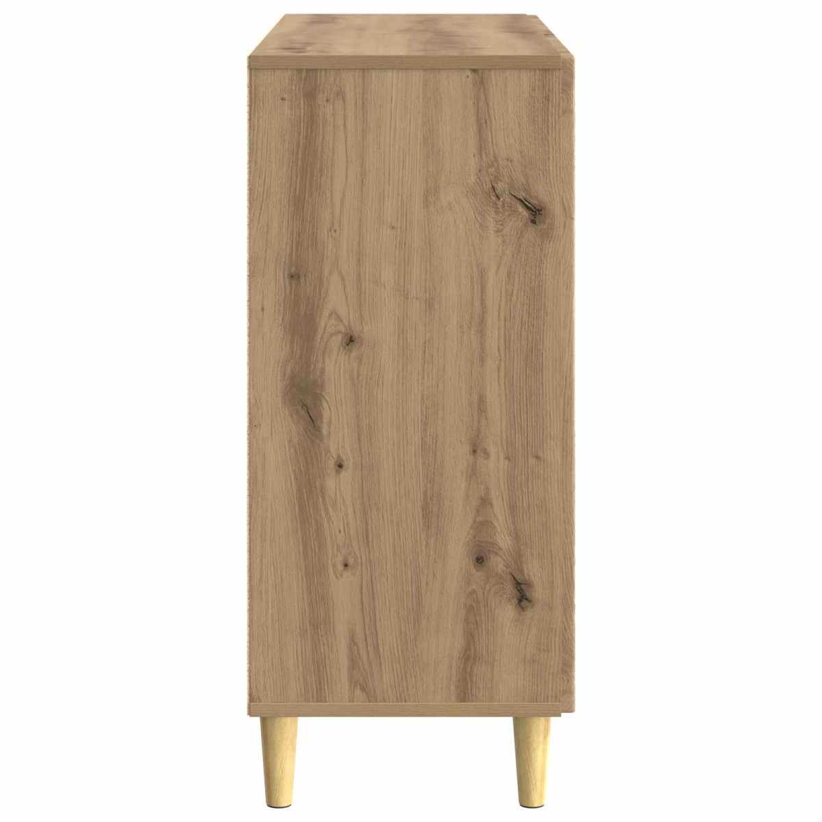 vidaXL Πλαϊνό γραφείο Artisan Δρυς 89 x 34,5 x 80 εκ