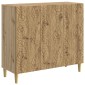 vidaXL Πλαϊνό γραφείο Artisan Δρυς 89 x 34,5 x 80 εκ