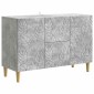 vidaXL Πλαϊνό γραφείο Γκρι Σκυροδέματος 89 x 34,5 x 60 εκ.