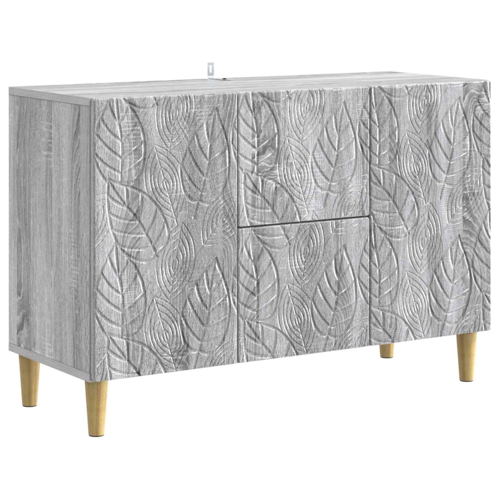 vidaXL Πλαϊνό γραφείο Γκρι Sonoma 89 x 34,5 x 60 εκ.