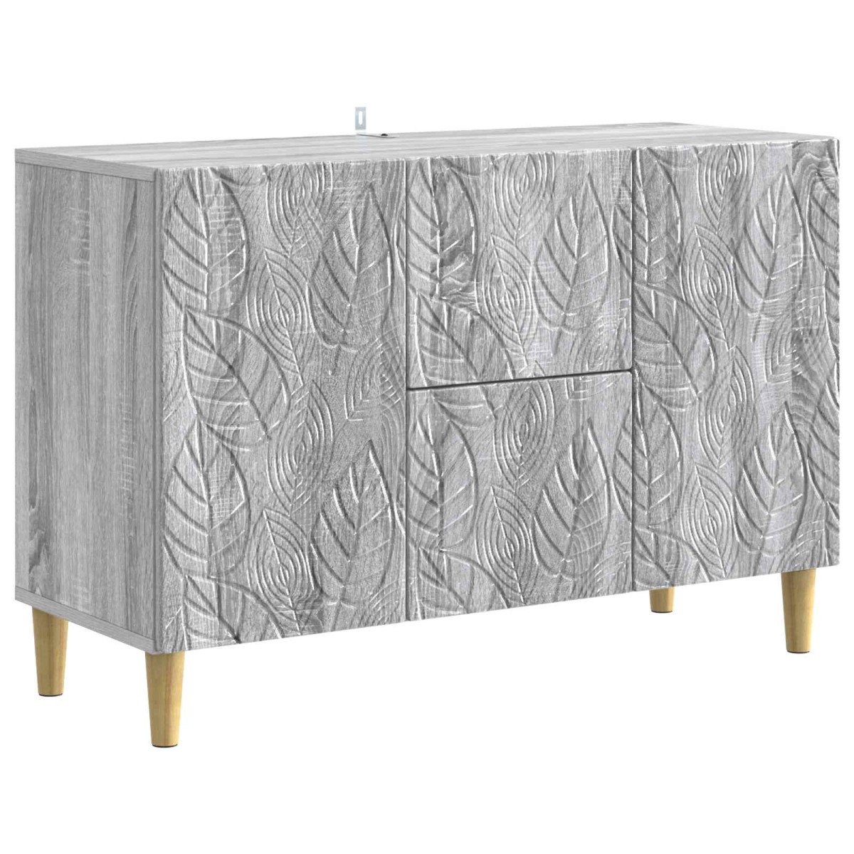 vidaXL Πλαϊνό γραφείο Γκρι Sonoma 89 x 34,5 x 60 εκ.
