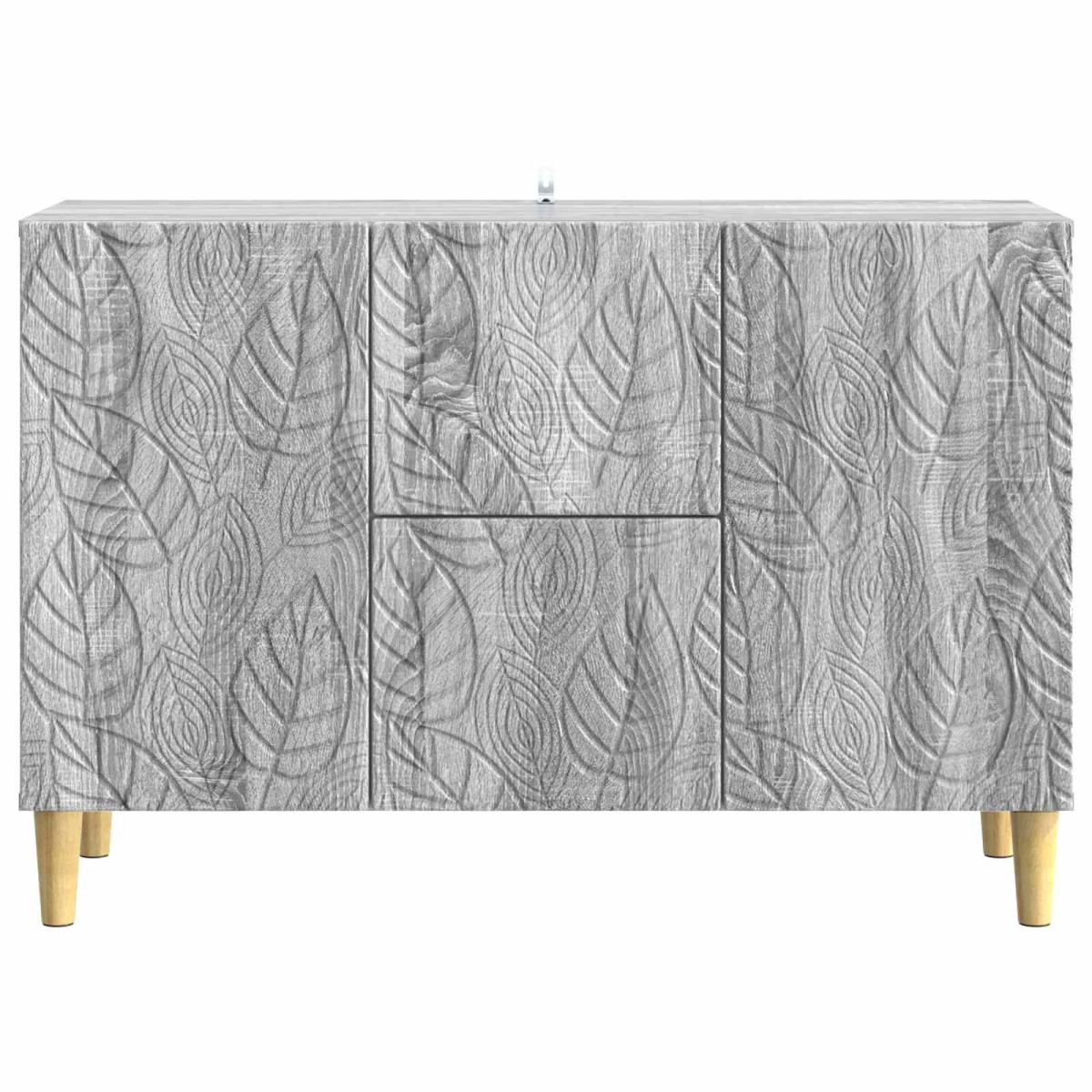 vidaXL Πλαϊνό γραφείο Γκρι Sonoma 89 x 34,5 x 60 εκ.