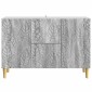 vidaXL Πλαϊνό γραφείο Γκρι Sonoma 89 x 34,5 x 60 εκ.