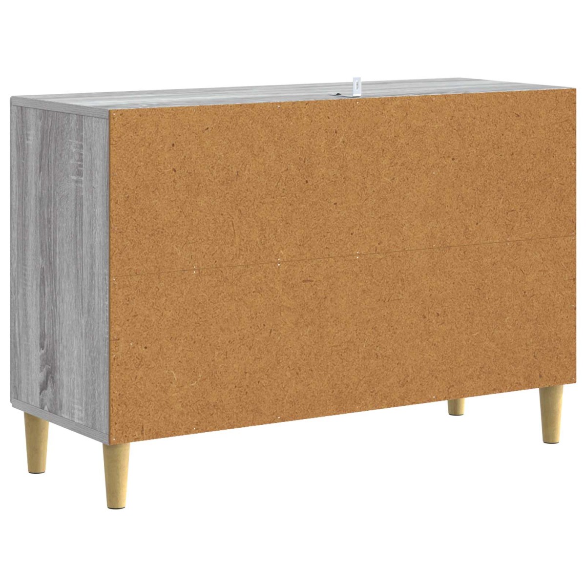 vidaXL Πλαϊνό γραφείο Γκρι Sonoma 89 x 34,5 x 60 εκ.