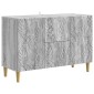 vidaXL Πλαϊνό γραφείο Γκρι Sonoma 89 x 34,5 x 60 εκ.