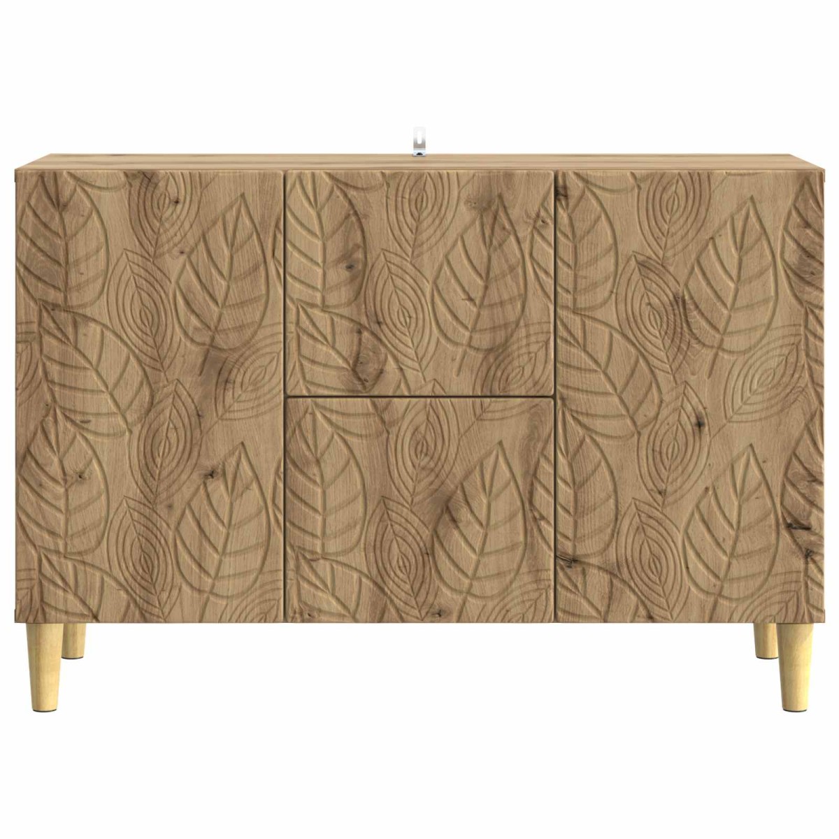 vidaXL Πλαϊνό γραφείο Artisan Δρυς 89 x 34,5 x 60 εκ.