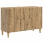 vidaXL Πλαϊνό γραφείο Artisan Δρυς 89 x 34,5 x 60 εκ.