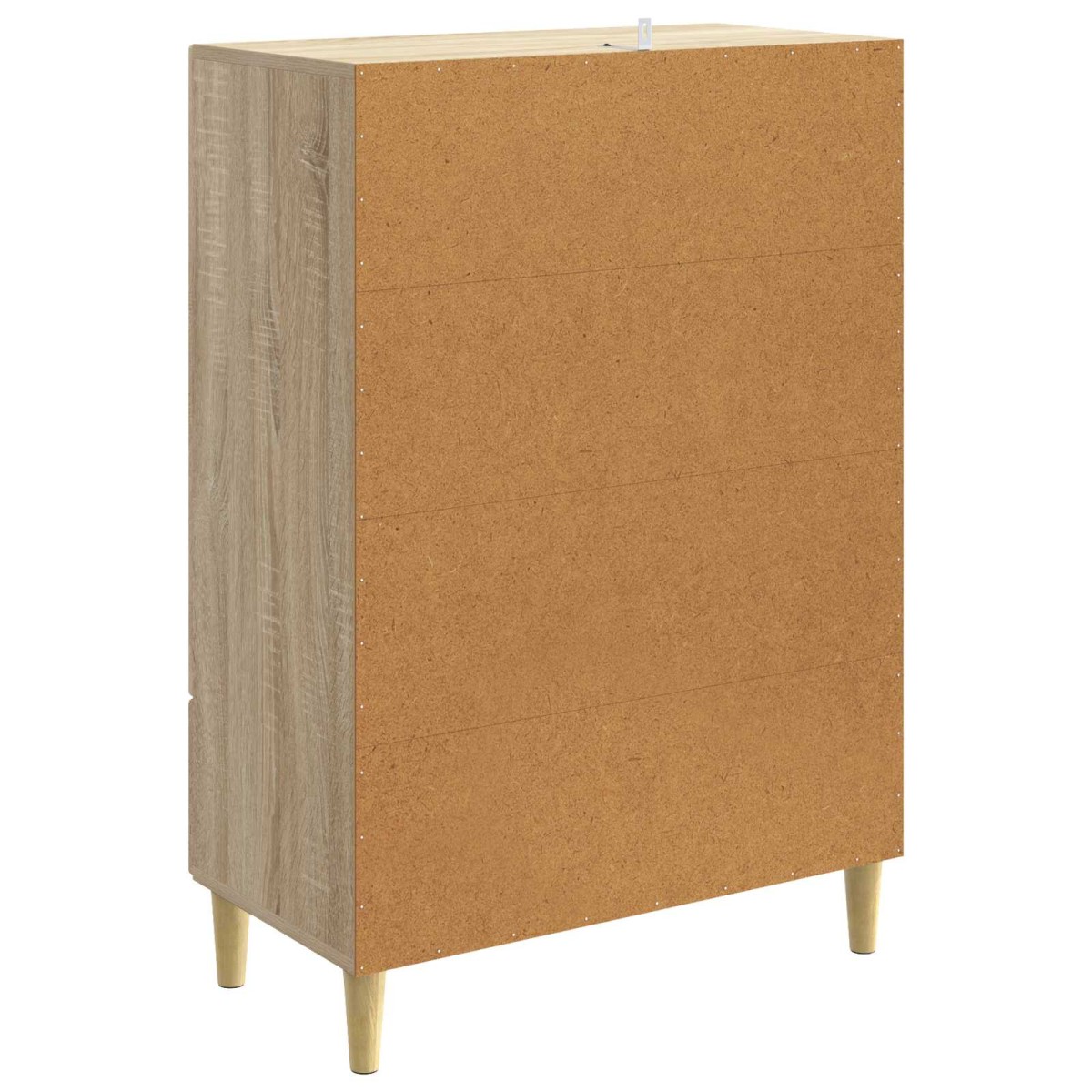 vidaXL Πλαϊνό γραφείο Sonoma Δρυς 66 x 34,5 x 95 εκ.