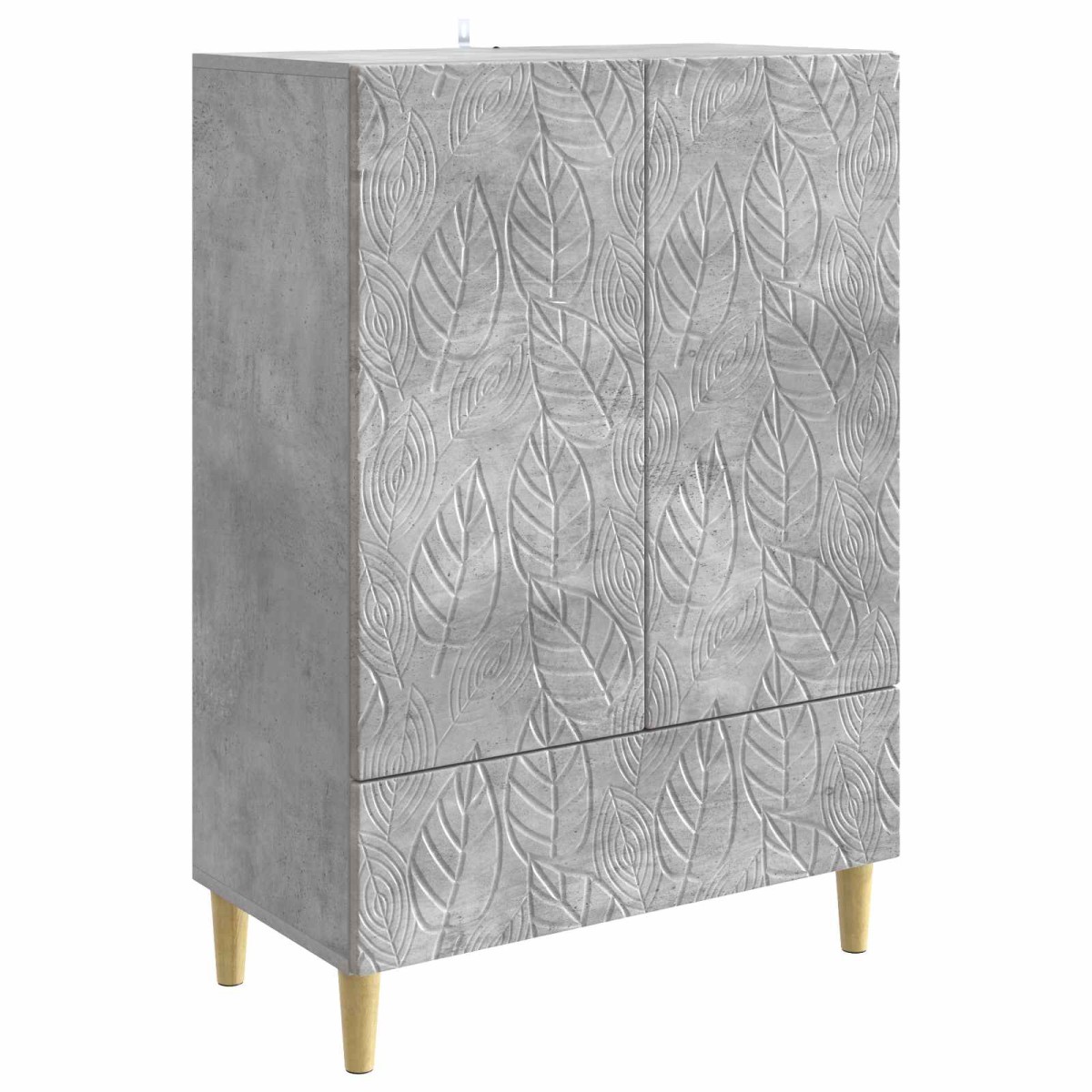 vidaXL Πλαϊνό γραφείο Γκρι Σκυροδέματος 66 x 34,5 x 95 εκ.
