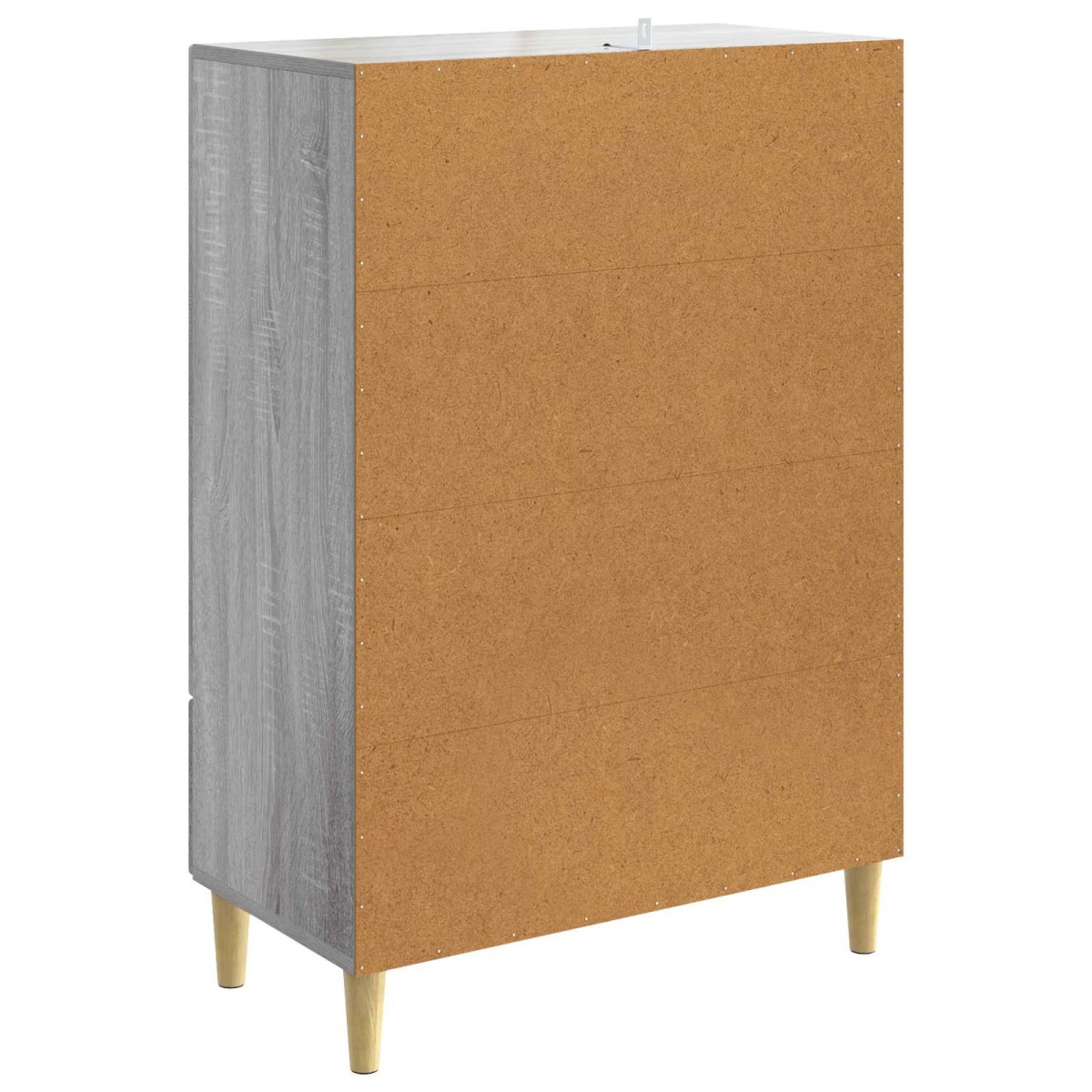 vidaXL Πλαϊνό γραφείο Γκρι Sonoma 66 x 34,5 x 95 εκ.