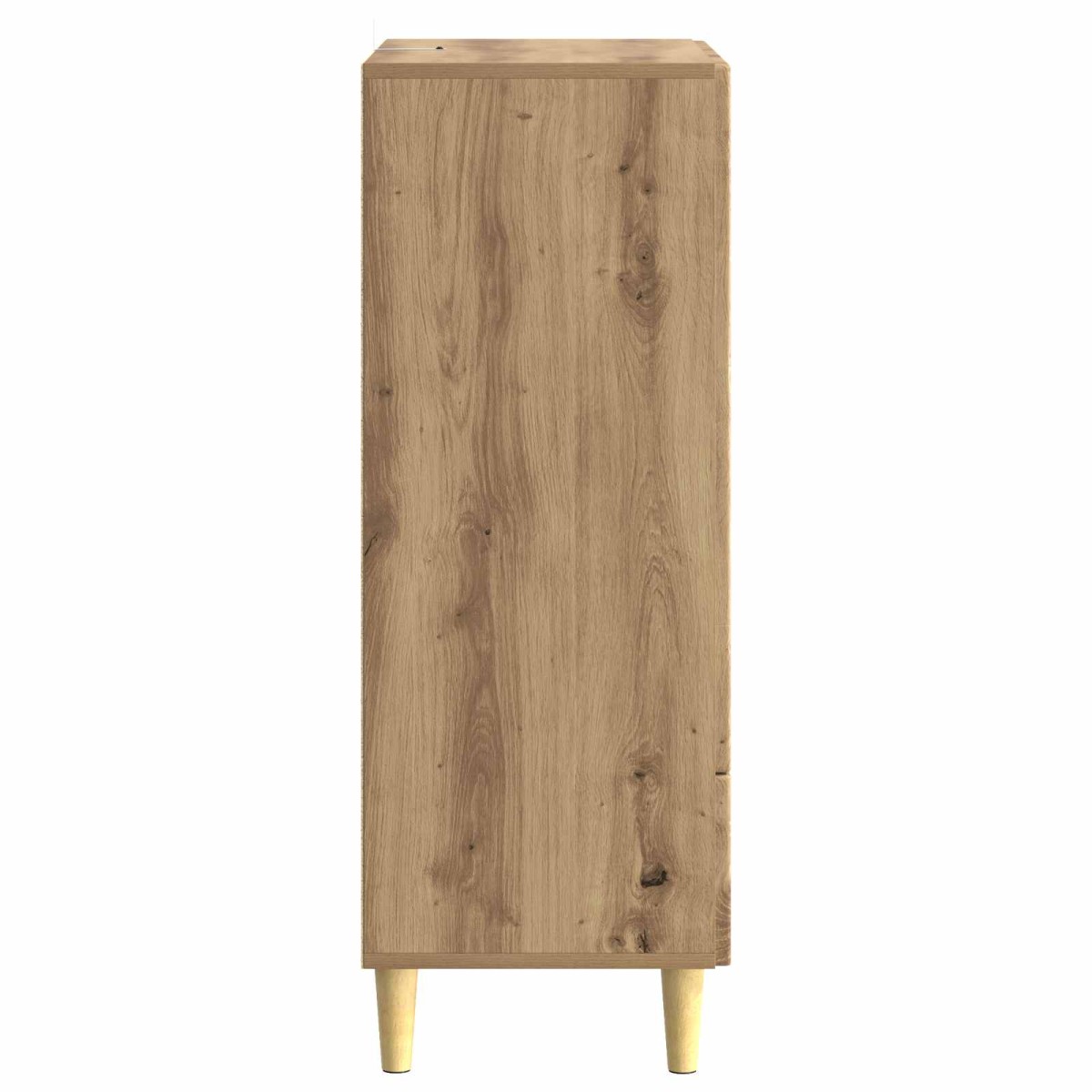 vidaXL Πλαϊνό γραφείο Artisan Δρυς 66 x 34,5 x 95 εκ.