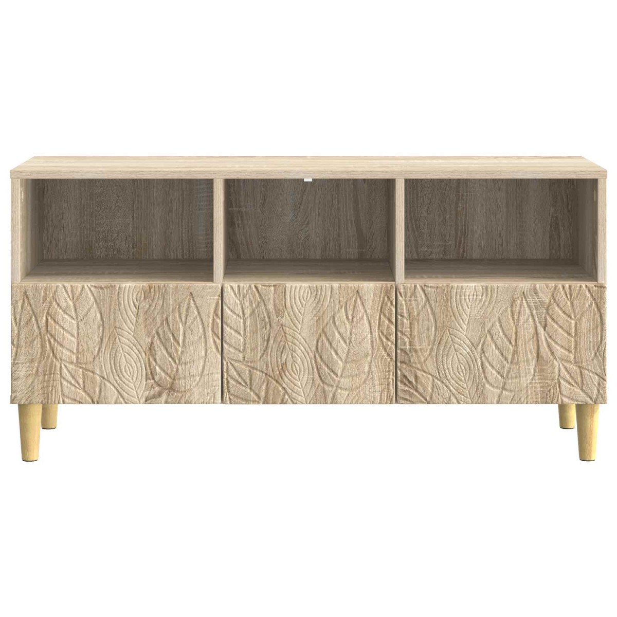 vidaXL Ντουλάπι TV 102 x 34,5 x 50 εκ. Sonoma Δρυς Επεξεργασμένο Ξύλο