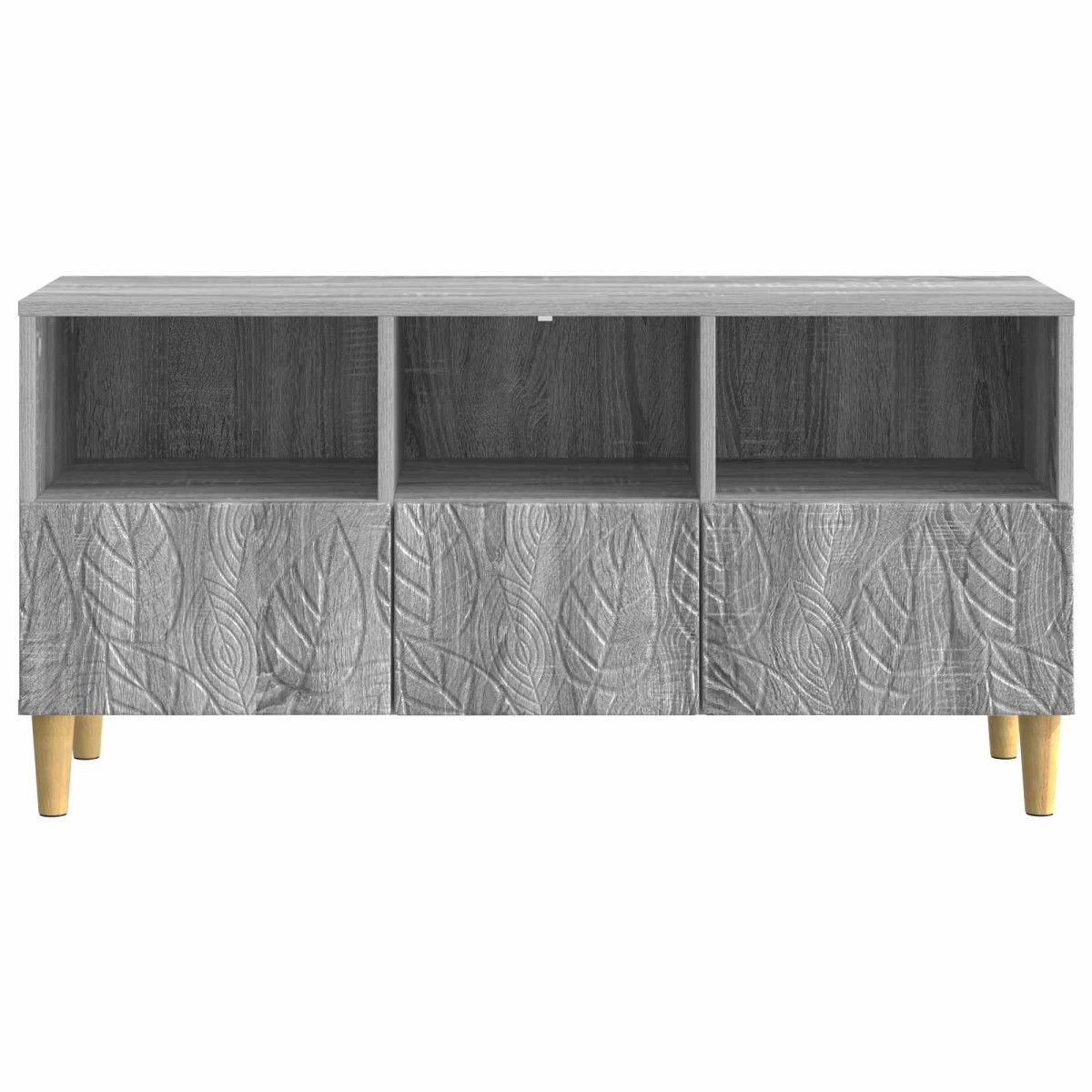 vidaXL Ντουλάπι TV 102 x 34,5 x 50 εκ. Γκρι Sonoma Επεξεργασμένο Ξύλο