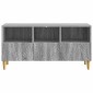 vidaXL Ντουλάπι TV 102 x 34,5 x 50 εκ. Γκρι Sonoma Επεξεργασμένο Ξύλο