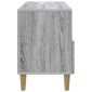 vidaXL Ντουλάπι TV 102 x 34,5 x 50 εκ. Γκρι Sonoma Επεξεργασμένο Ξύλο