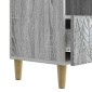 vidaXL Ντουλάπι TV 102 x 34,5 x 50 εκ. Γκρι Sonoma Επεξεργασμένο Ξύλο