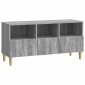 vidaXL Ντουλάπι TV 102 x 34,5 x 50 εκ. Γκρι Sonoma Επεξεργασμένο Ξύλο