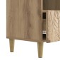 vidaXL Ντουλάπι TV 102 x 34,5 x 50 εκ. Artisan Δρυς Επεξεργασμένο Ξύλο