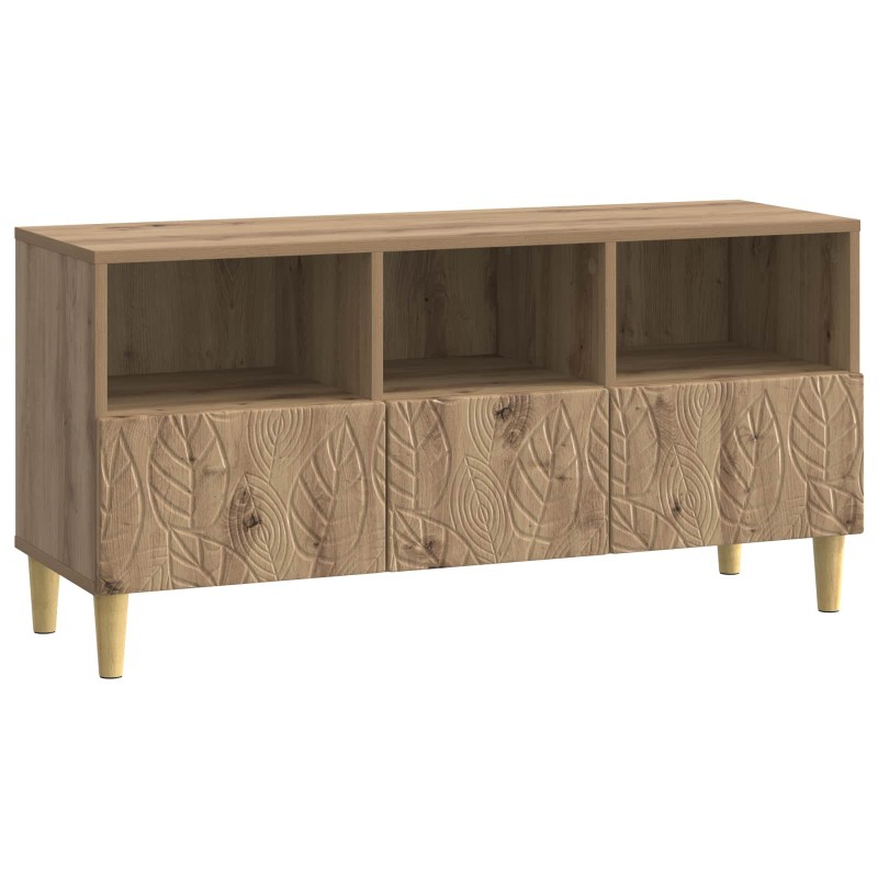vidaXL Ντουλάπι TV 102 x 34,5 x 50 εκ. Artisan Δρυς Επεξεργασμένο Ξύλο