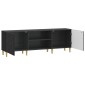vidaXL Ντουλάπι TV 150 x 31 x 50 εκ. Μαύρο Επεξεργασμένο Ξύλο