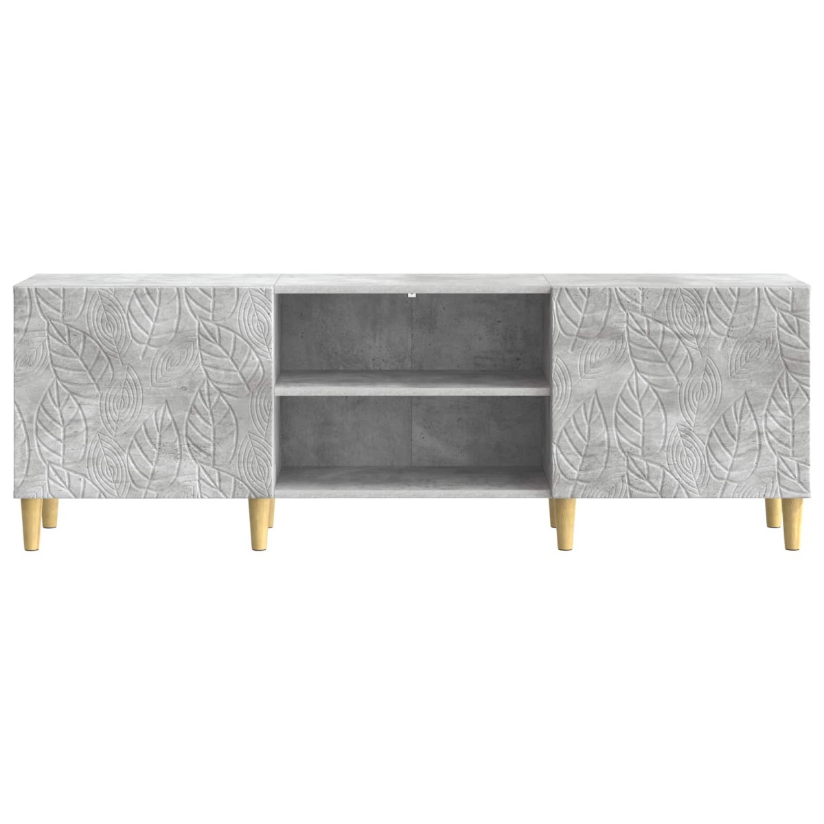 vidaXL Ντουλάπι TV 150 x 31 x 50 εκ. Γκρι Σκυροδέματος