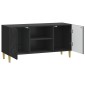 vidaXL Ντουλάπι TV 102 x 34,5 x 50 εκ. Μαύρο Επεξεργασμένο Ξύλο