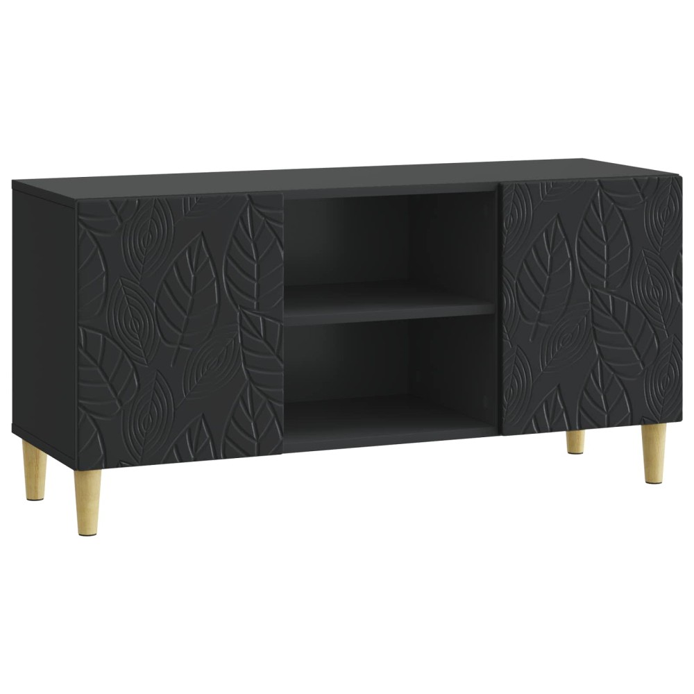 vidaXL Ντουλάπι TV 102 x 34,5 x 50 εκ. Μαύρο Επεξεργασμένο Ξύλο