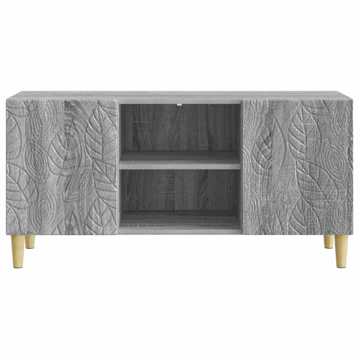 vidaXL Ντουλάπι TV 102 x 34,5 x 50 εκ. Γκρι Sonoma Επεξεργασμένο Ξύλο