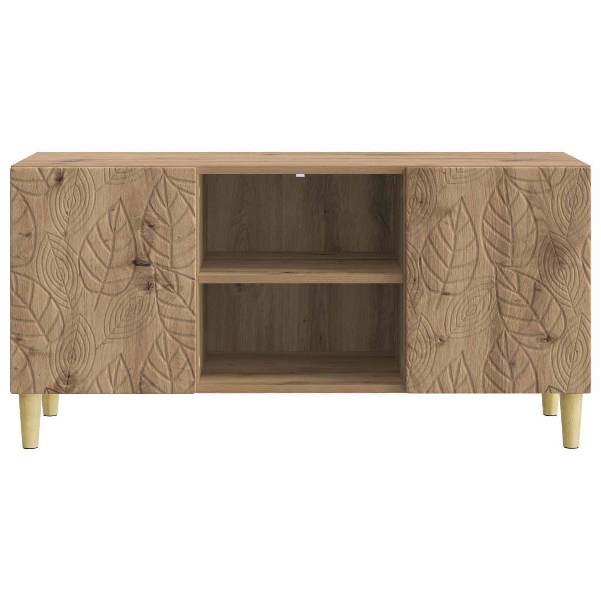 vidaXL Ντουλάπι TV 102 x 34,5 x 50 εκ. Artisan Δρυς Επεξεργασμένο Ξύλο