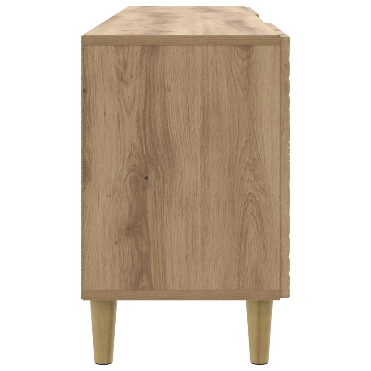vidaXL Ντουλάπι TV 102 x 34,5 x 50 εκ. Artisan Δρυς Επεξεργασμένο Ξύλο