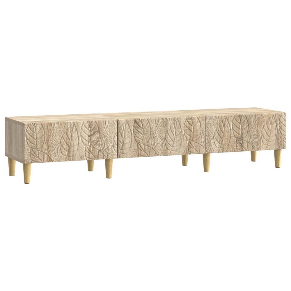 vidaXL Ντουλάπι TV 147 x 34,5 x 30 εκ Sonoma Δρυς Επεξεργασμένο Ξύλο