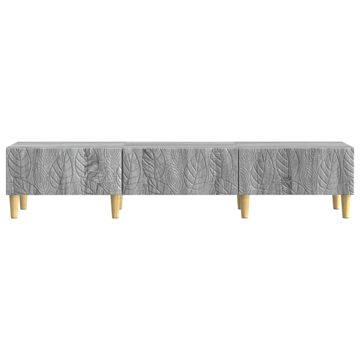 vidaXL Ντουλάπι TV 147 x 34,5 x 30 εκ Γκρι Sonoma Επεξεργασμένο Ξύλο