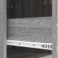 vidaXL Ντουλάπι TV 147 x 34,5 x 30 εκ Γκρι Sonoma Επεξεργασμένο Ξύλο