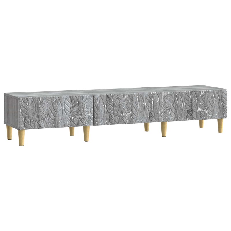vidaXL Ντουλάπι TV 147 x 34,5 x 30 εκ Γκρι Sonoma Επεξεργασμένο Ξύλο