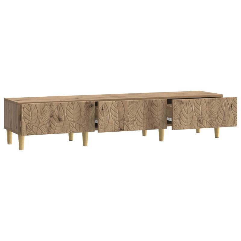 vidaXL Ντουλάπι TV 147 x 34,5 x 30 εκ Artisan Δρυς Επεξεργασμένο Ξύλο